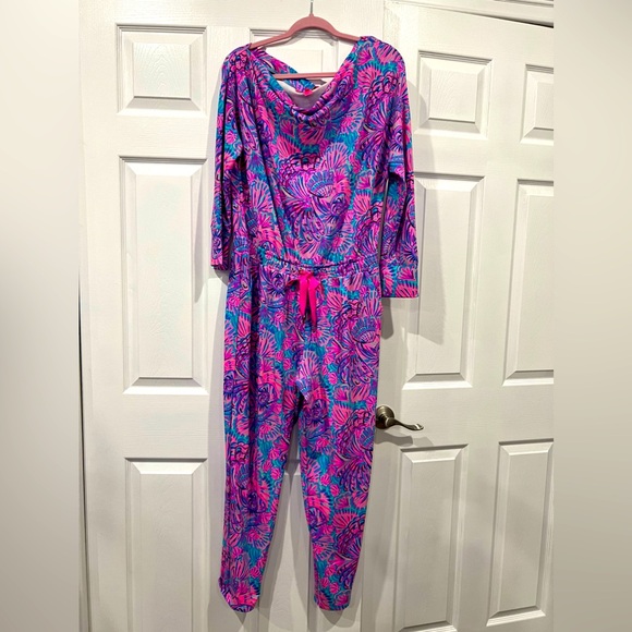 Lilly Pulitzer Pants - Lilly Pulitzer 3/4 sleeve- boat next pants jumpsuit